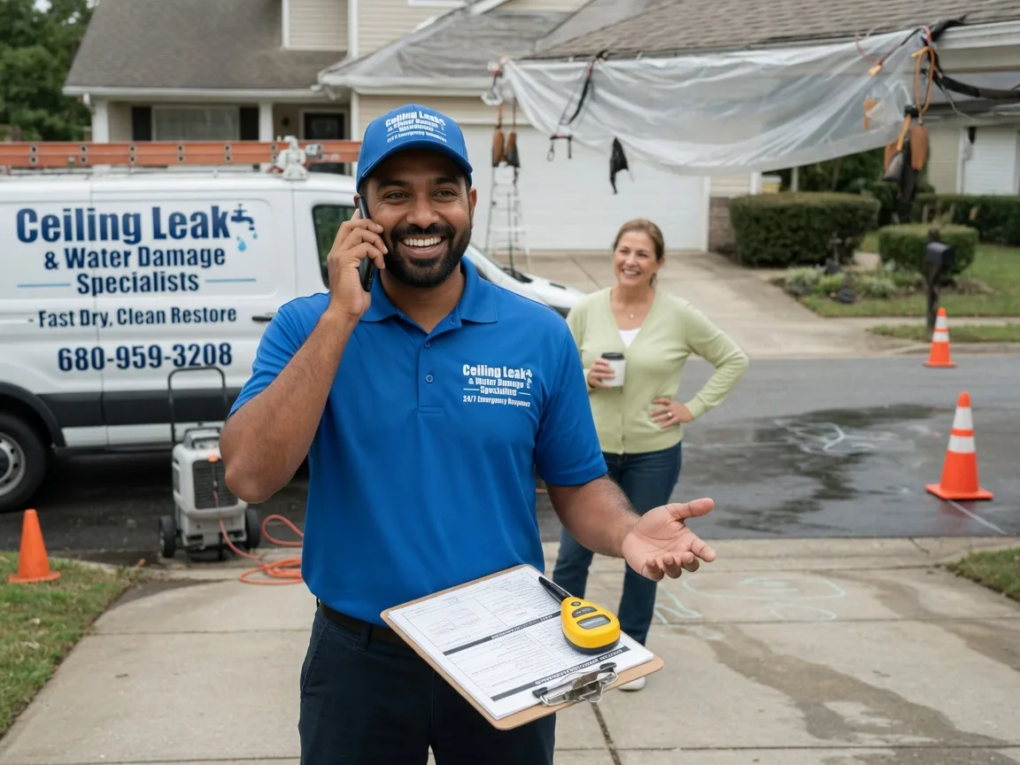 Ceiling Leak Cleanup Harpswell, ME FAQs